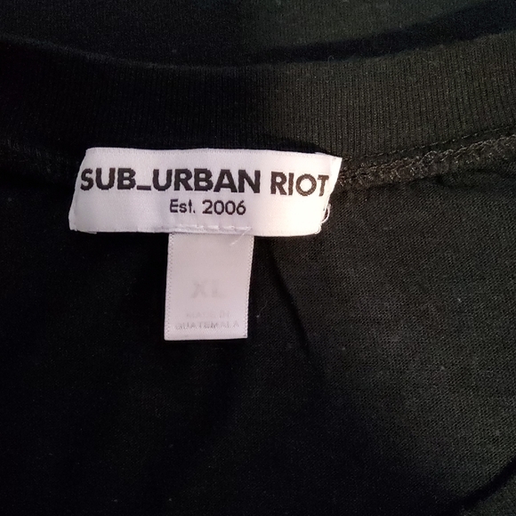 Sub_Urban Riot Classic Black Tee - Picture 5 of 6